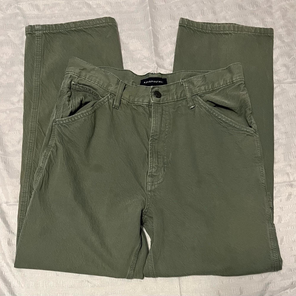 Men’s Green Aéropostale Carpenter Pants